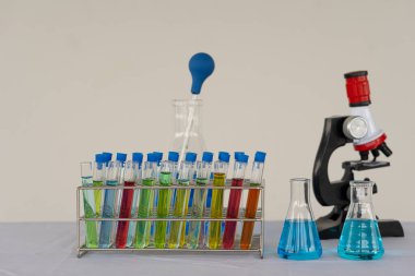 Sıvı virüs aşısı test şişesi, hastalık, tıbbi tedavi, bilim, covid-19 Coronavirus savaş konsepti