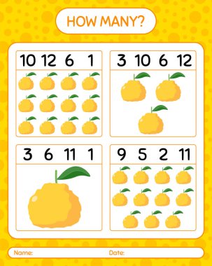 Ugli ile kaç tane sayma oyunu. Anaokulu çocukları için çalışma listesi, aktivite listesi, yazdırılabilir çalışma tablosu