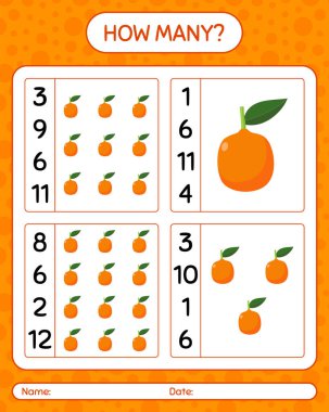 Imbe ile kaç tane sayma oyunu. Anaokulu çocukları için çalışma listesi, aktivite listesi, yazdırılabilir çalışma tablosu
