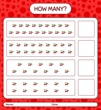 Anaokulu çocukları, aktivite kağıtları, basılabilir çalışma kağıtları için kızılderili eriği çalışma kağıdıyla kaç tane sayma oyunu