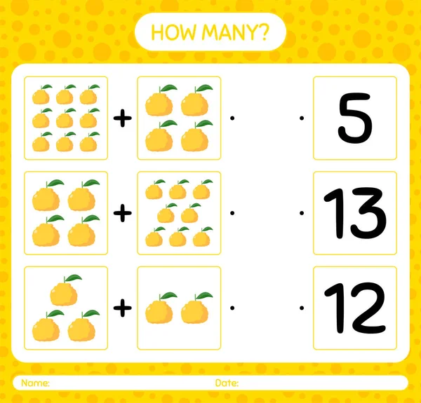 Ugli ile kaç tane sayma oyunu. Anaokulu çocukları için çalışma listesi, aktivite listesi, yazdırılabilir çalışma tablosu