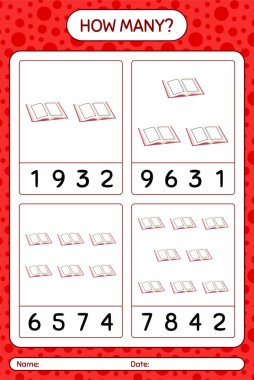 Quran 'la kaç tane sayma oyunu var? Anaokulu çocukları için çalışma listesi, aktivite listesi, yazdırılabilir çalışma tablosu