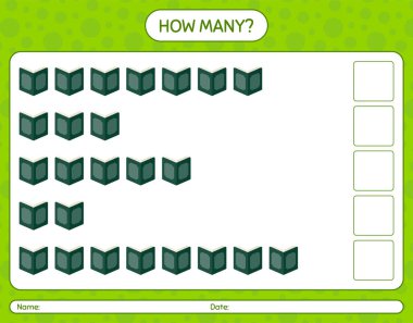 Quran 'la kaç tane sayma oyunu var? Anaokulu çocukları için çalışma listesi, aktivite listesi, yazdırılabilir çalışma tablosu