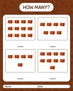 Dua halısıyla kaç tane sayma oyunu. Anaokulu çocukları için çalışma listesi, aktivite listesi, yazdırılabilir çalışma tablosu