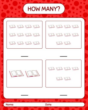 Quran 'la kaç tane sayma oyunu var? Anaokulu çocukları için çalışma listesi, aktivite listesi, yazdırılabilir çalışma tablosu