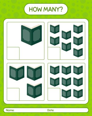 Quran 'la kaç tane sayma oyunu var? Anaokulu çocukları için çalışma listesi, aktivite listesi, yazdırılabilir çalışma tablosu