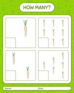 Hamburg maydanozuyla kaç tane sayma oyunu. Anaokulu çocukları için çalışma listesi, aktivite listesi, yazdırılabilir çalışma tablosu