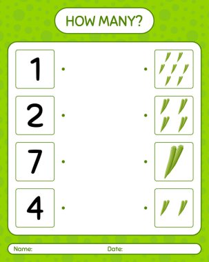 Bamyayla kaç tane sayma oyunu. Anaokulu çocukları için çalışma listesi, aktivite listesi, yazdırılabilir çalışma tablosu