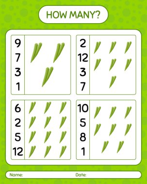 Bamyayla kaç tane sayma oyunu. Anaokulu çocukları için çalışma listesi, aktivite listesi, yazdırılabilir çalışma tablosu