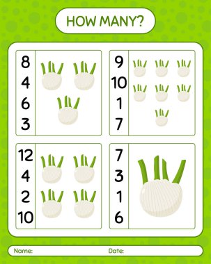 Rezene ile kaç tane sayma oyunu. Anaokulu çocukları için çalışma listesi, aktivite listesi, yazdırılabilir çalışma tablosu