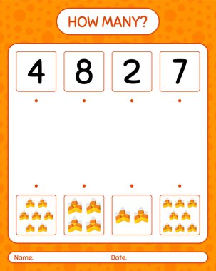 Mısır şekeriyle kaç tane sayma oyunu. Anaokulu öğrencilerinin çalışma listesi, çocukların faaliyet listesi.