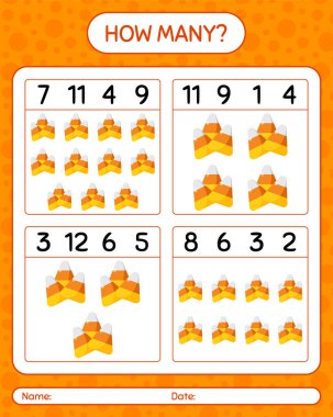 Mısır şekeriyle kaç tane sayma oyunu. Anaokulu öğrencilerinin çalışma listesi, çocukların faaliyet listesi.