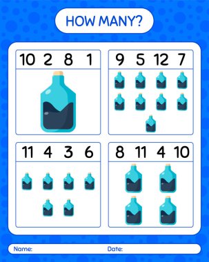 Kimya tüpüyle kaç tane sayma oyunu. Anaokulu öğrencilerinin çalışma listesi, çocukların faaliyet listesi.