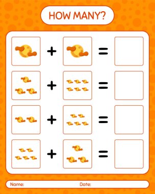 Dolunayda kaç tane sayma oyunu var? Anaokulu öğrencilerinin çalışma listesi, çocukların faaliyet listesi.