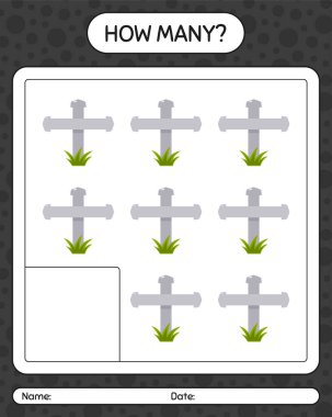 Mezar taşıyla kaç tane sayma oyunu. Anaokulu öğrencilerinin çalışma listesi, çocukların faaliyet listesi.