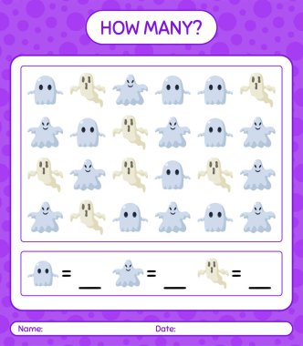 Cadılar Bayramı ikonu ile kaç tane sayma oyunu. Anaokulu öğrencilerinin çalışma listesi, çocukların faaliyet listesi.