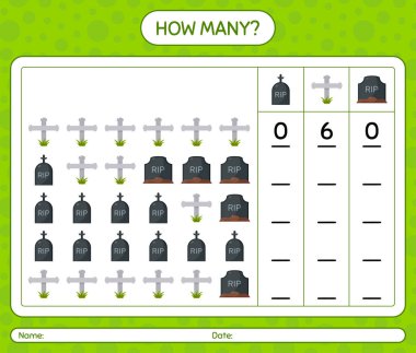 Cadılar Bayramı ikonu ile kaç tane sayma oyunu. Anaokulu öğrencilerinin çalışma listesi, çocukların faaliyet listesi.