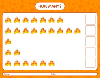 Mısır şekeriyle kaç tane sayma oyunu. Anaokulu öğrencilerinin çalışma listesi, çocukların faaliyet listesi.