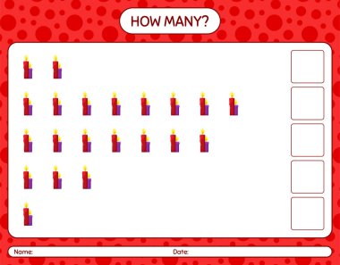 Mumla kaç tane sayma oyunu var? Anaokulu öğrencilerinin çalışma listesi, çocukların faaliyet listesi.