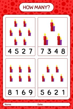 Mumla kaç tane sayma oyunu var? Anaokulu öğrencilerinin çalışma listesi, çocukların faaliyet listesi.