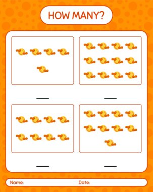 Dolunayda kaç tane sayma oyunu var? Anaokulu öğrencilerinin çalışma listesi, çocukların faaliyet listesi.