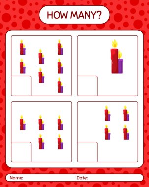 Mumla kaç tane sayma oyunu var? Anaokulu öğrencilerinin çalışma listesi, çocukların faaliyet listesi.