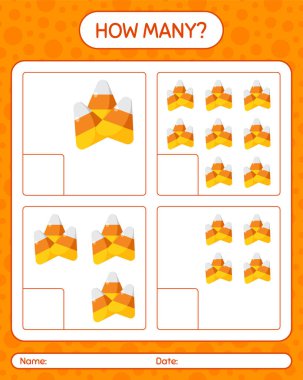 Mısır şekeriyle kaç tane sayma oyunu. Anaokulu öğrencilerinin çalışma listesi, çocukların faaliyet listesi.