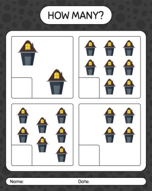 House 'la kaç tane sayma oyunu var? Anaokulu öğrencilerinin çalışma listesi, çocukların faaliyet listesi.