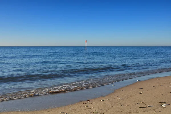 Norra Stranden Bridlington East Yorkshire Storbritannien Lugn Solig Morgon Sommaren — Stockfoto