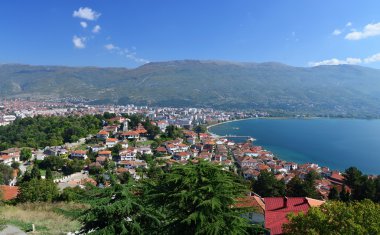 Ohri Gölü, Ohri şehir havadan görünümü
