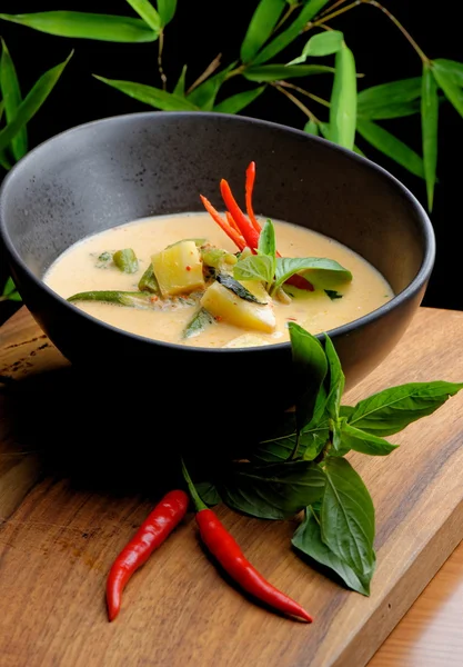 Tradycyjny tajski czerwony pikantne curry — Zdjęcie stockowe