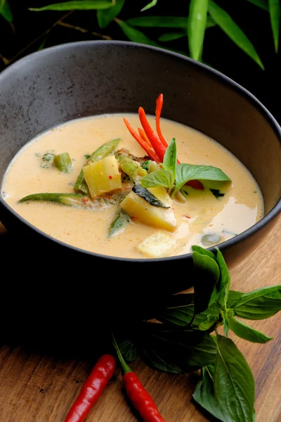 Traditional thai spicy red curry — Stock Photo, Image