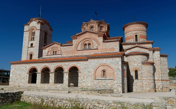 Vista da Igreja de Saint Panteleimon em Old Ohrid — Fotografia de Stock