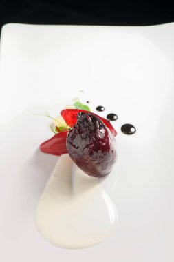 Pancarlı güzel bir yemek aperatifi.