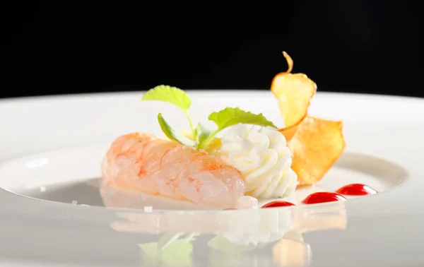 Fresh Shrimp Butter Foam — Stock Photo, Image