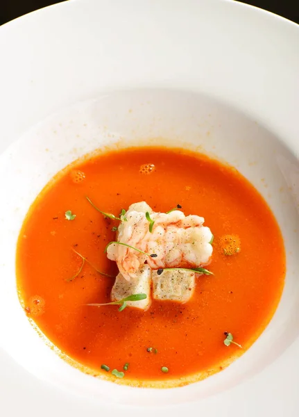 Sopa Tomate Langosta Buena Comida — Foto de Stock