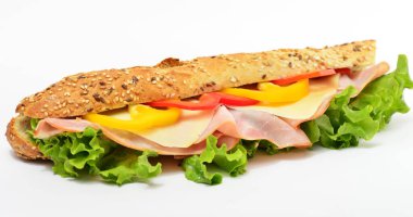 Tavuklu göğüs sandviçi.