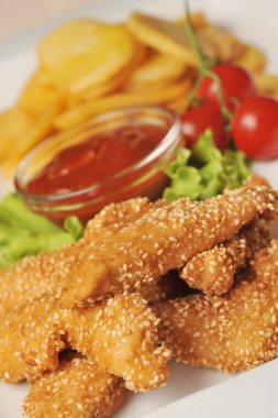 sıcak tavuk kanadı