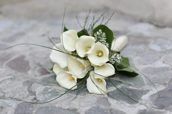 Bouquet de mariage de lis — Photo