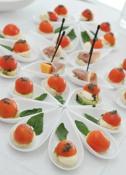 Catering, a lot of cold snacks — Stock Photo, Image