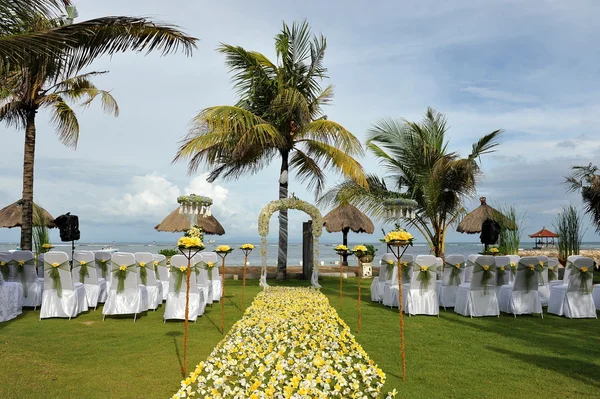 Hochzeit am Strand — Stockfoto