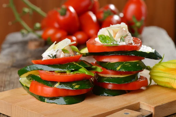 Italian salad, made of vegetables — Stock Photo, Image