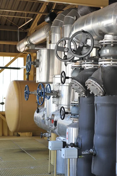 Machinery and steam turbine — Stock Photo, Image