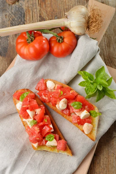 Fresh crispy Italian antipasto — Stock Photo, Image