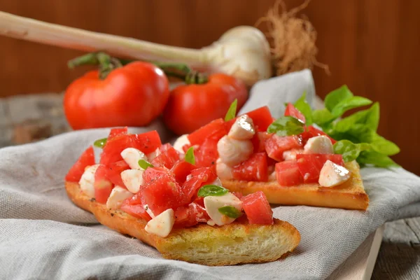 Taze gevrek İtalyan meze — Stok fotoğraf