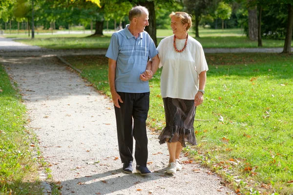 Senior gelukkige paar — Stockfoto