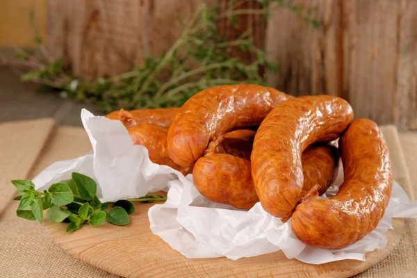 Heap of sausages — Stock Photo, Image