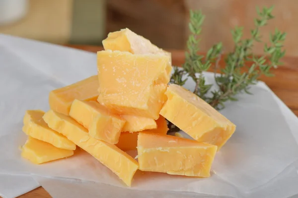 Formaggio di Cheddar — Foto Stock