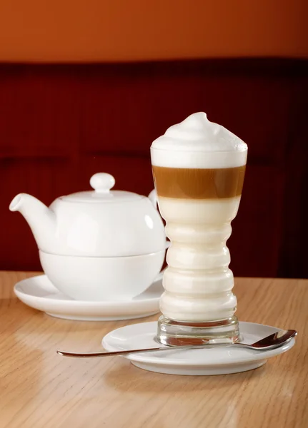 Koffie latte macchiato — Stockfoto