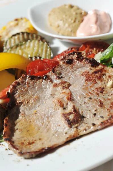 Chutné zdravé rybí filet — Stock fotografie